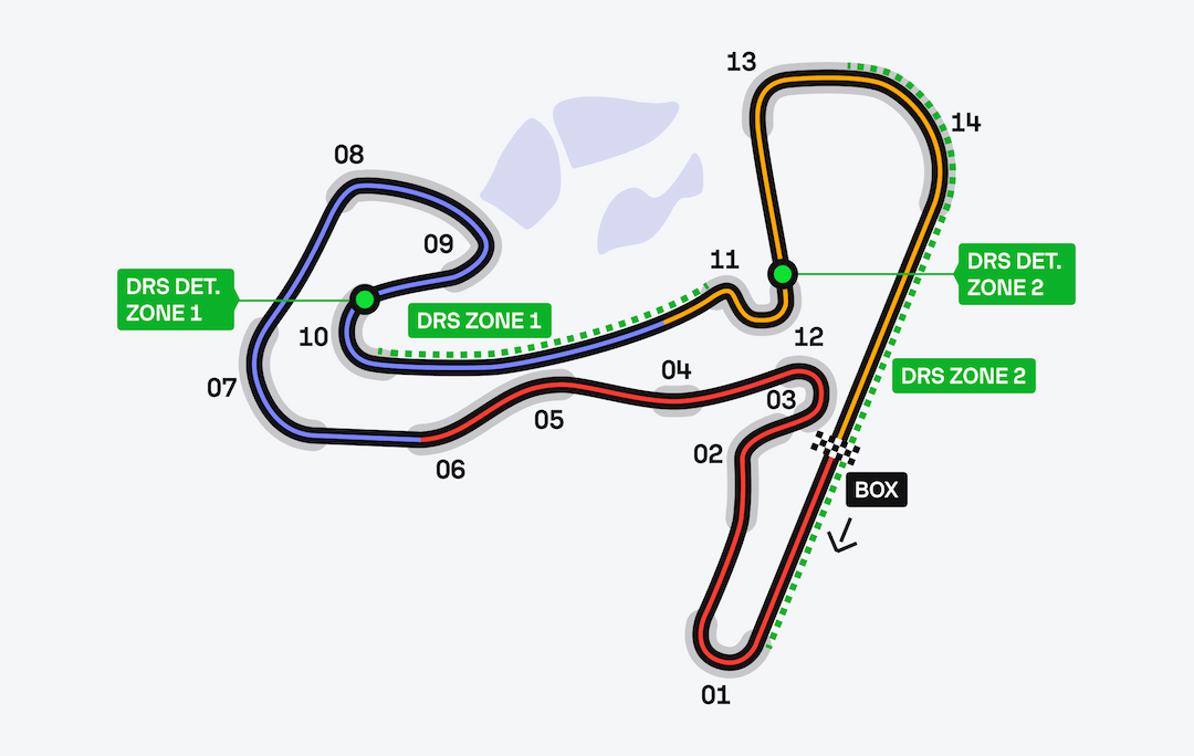 Formula 1 2024 - Netherlands GP map
